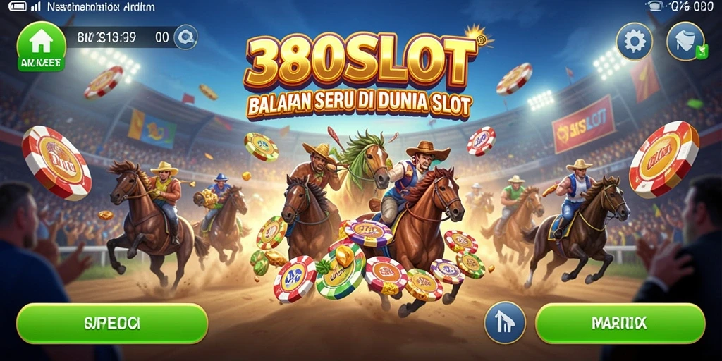 Gameplay seru balapan dan slot yang mendebarkan.
