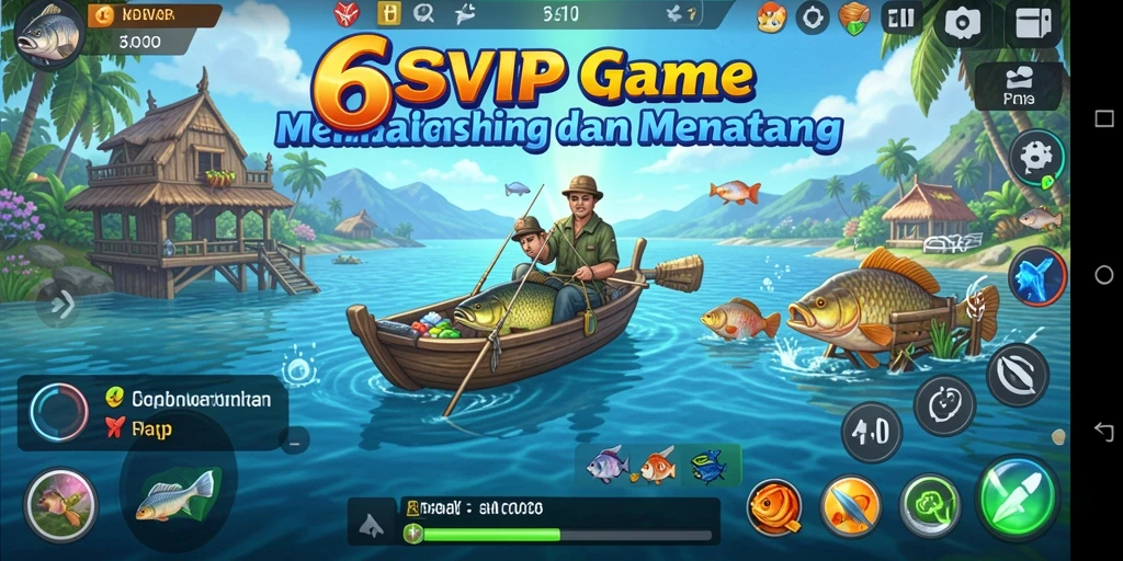 Gameplay memancing yang menarik dan realistis di 6SVIP.