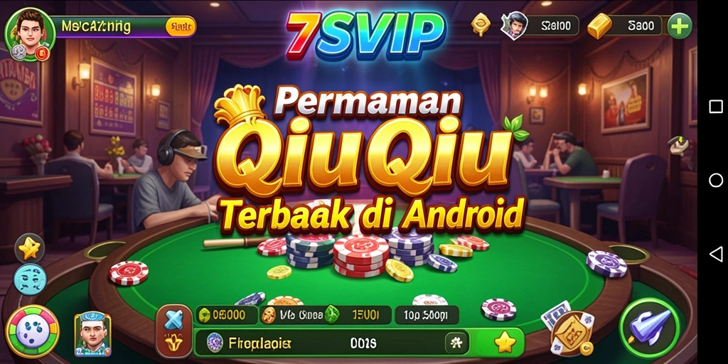 Tangkapan layar dari gameplay seru QiuQiu di 7SVIP.
