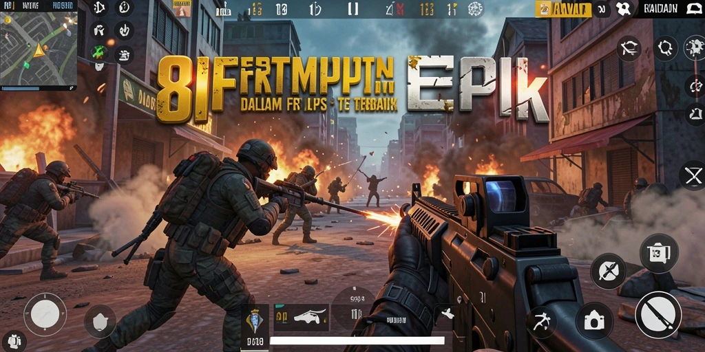 Tampilan gameplay 8II yang intens dan penuh aksi.