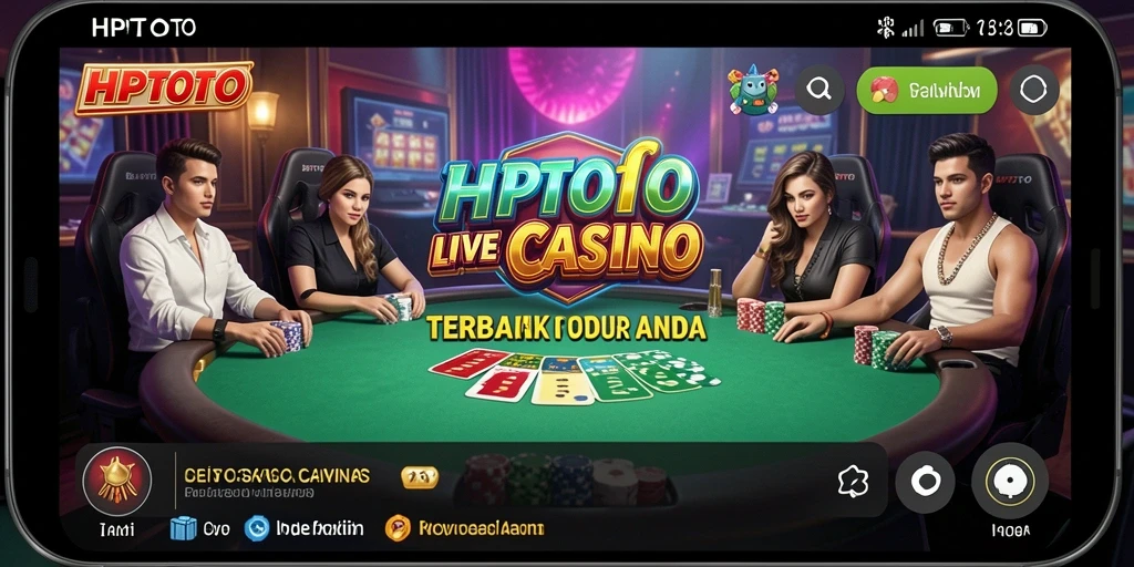 Tampilan gameplay HPTOTO yang menarik dan interaktif di Live Casino.