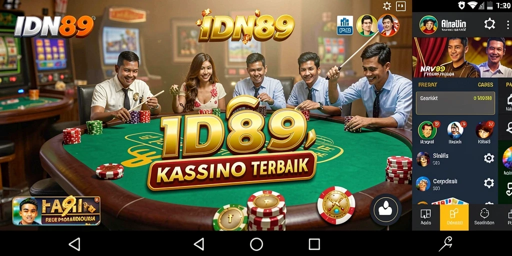 Tampilan gameplay menarik dari IDN89 yang penuh keseruan kasino.