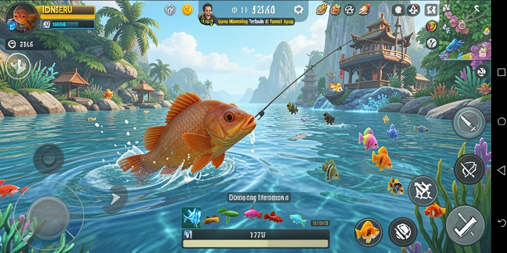 Tangkapan ikan yang besar dalam gameplay seru IDNSERU.