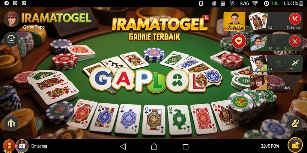Tampilan gameplay Gaple yang seru dan menantang di IRAMATOGEL.