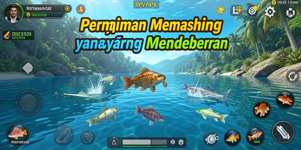 Tangkapan ikan yang mengesankan dalam RPVIP8.