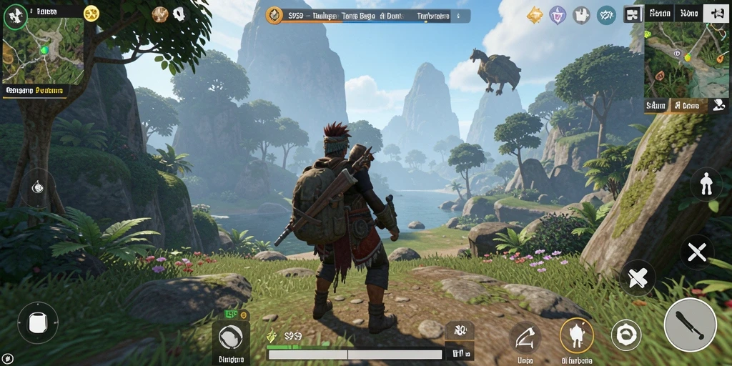 Gameplay S9S9 yang eksploratif dan menarik dalam dunia terbuka.