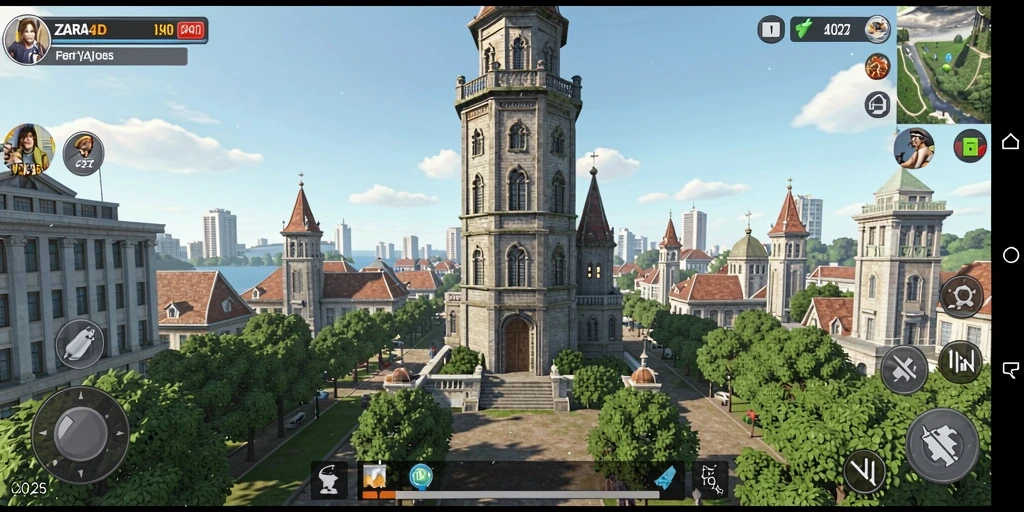 Tampilan menarik gameplay Tower Defense di ZARA4D.