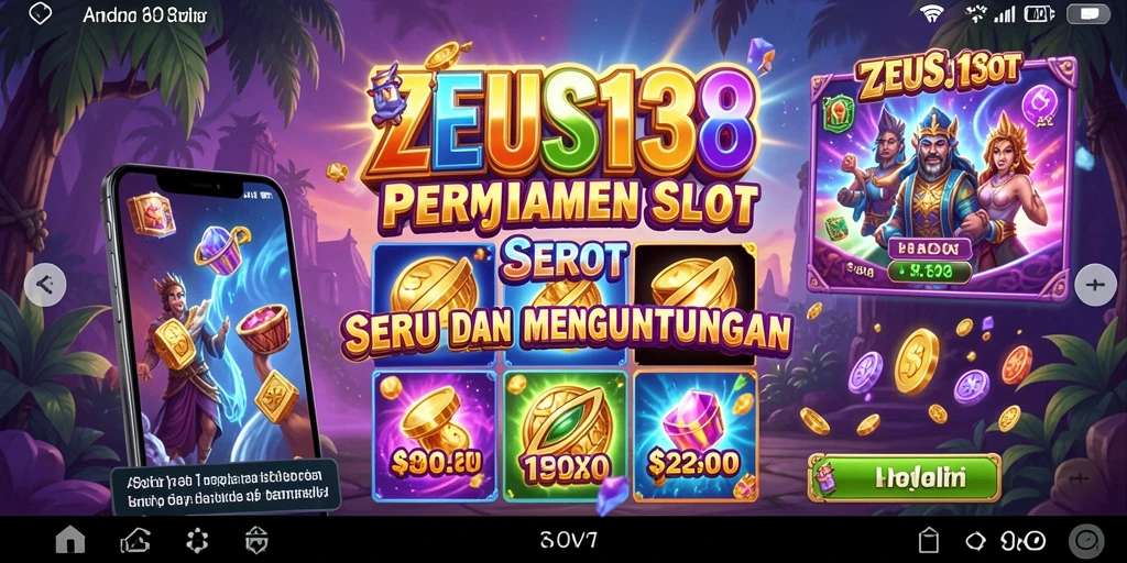 Tampilan gameplay seru di ZEUS138 dengan berbagai pilihan slot menarik.