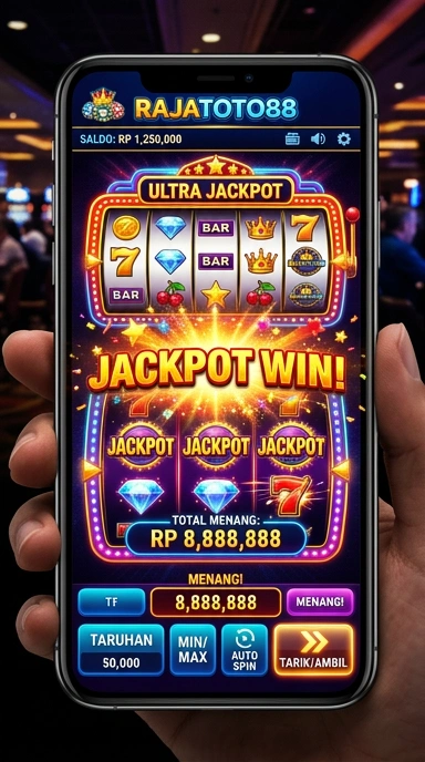 Pengguna rajatoto88 yang puas setelah mengunduh aplikasi favorit.